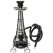 Eiffel Tower Hookah - 1 Hose, black