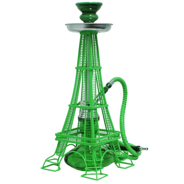 Eiffel Tower Hookah green