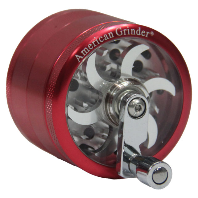 AGS1H American Grinder with a handle Red. AmericanGrinder™