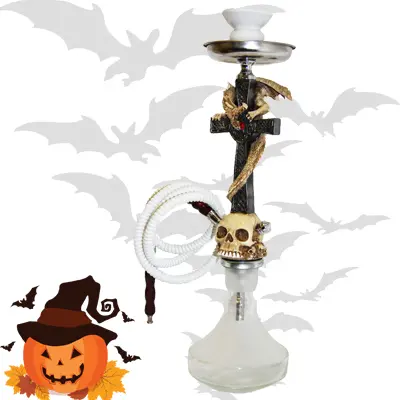 Dragon on a Skull Hookah