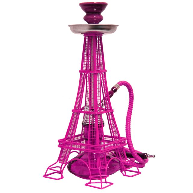 Eiffel Tower Hookah pink