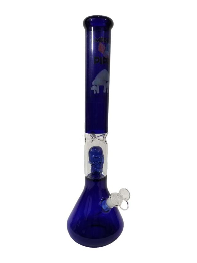 Glass Water pipe Blue American Pipes