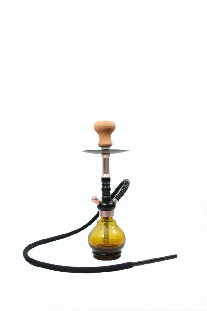 30 '' 2 Hose Glass Shaft  Hookah With Interlock System In A Hard Suitcase 