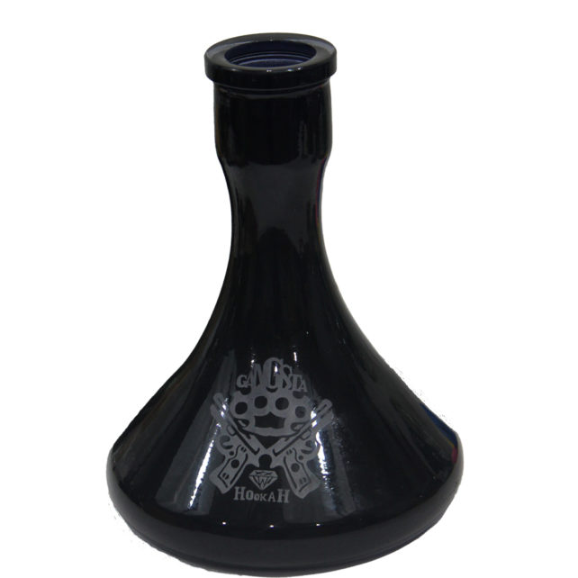 Gangsta Glass Vase Black