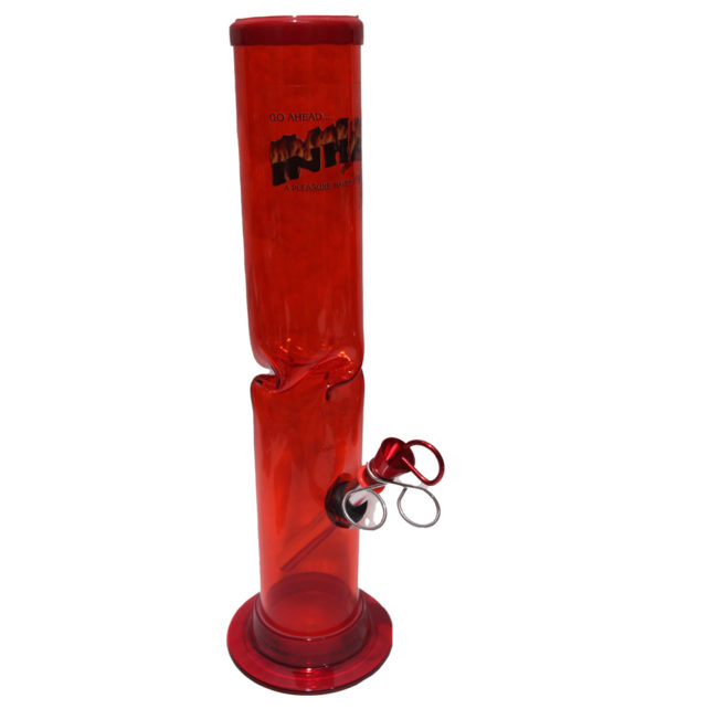 Acrylic Water Pipe with ice catcher red 12*2