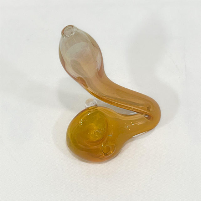 Borosilicate Glass Smoking pipe. Height: 4.5''. A portable pipe is perfect for everyday smoking. Deep bowl for dry herbs. Great choice for on the go use.