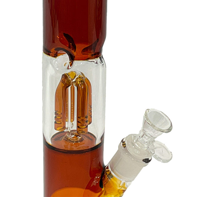Glass Water pipe with tree percolator
