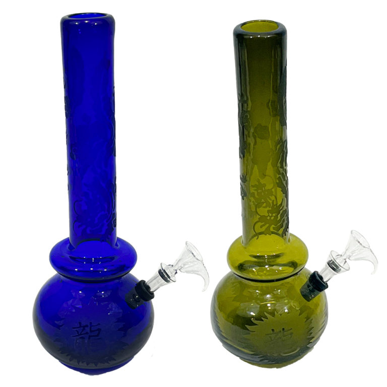 Bubble Glass Water Pipe “Chinese Dragon” Inhale World