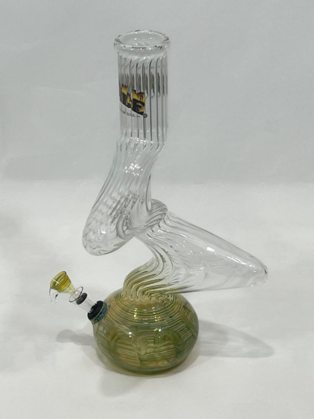 ZIG ZAG Glass Bubble Water Pipe by INHALE®