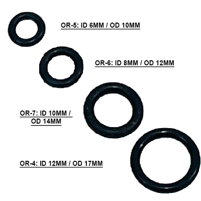O-rings for smoking pipes